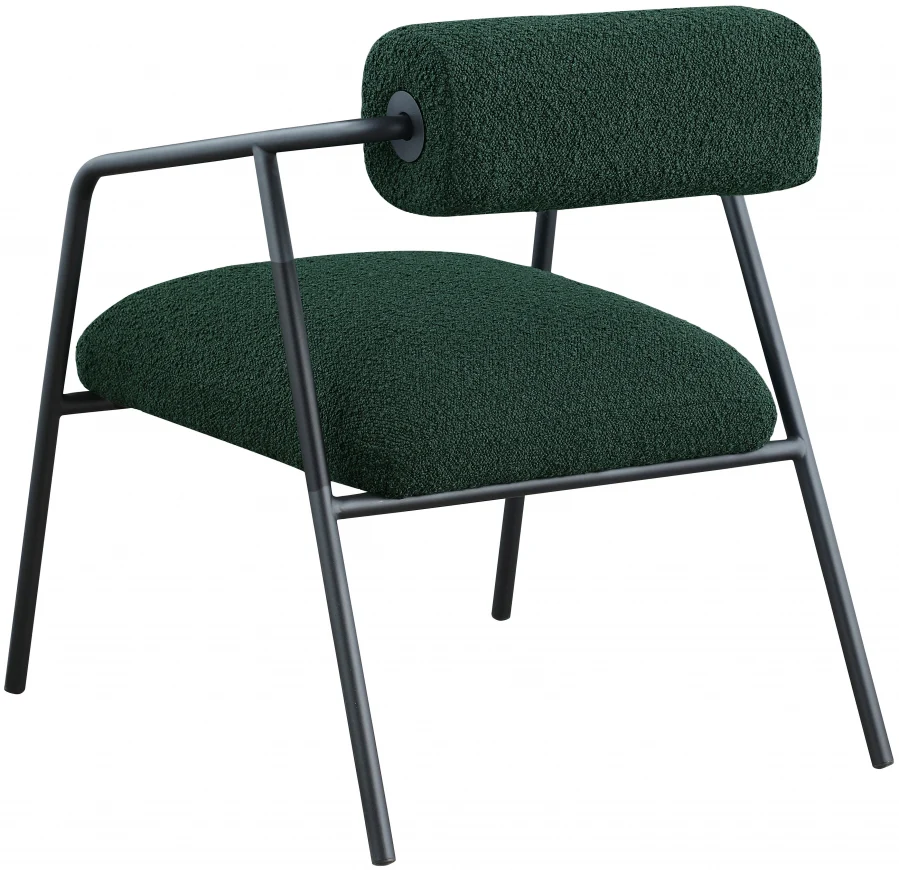 Carly Boucle Fabric Upholstered Accent Chair - Image 17