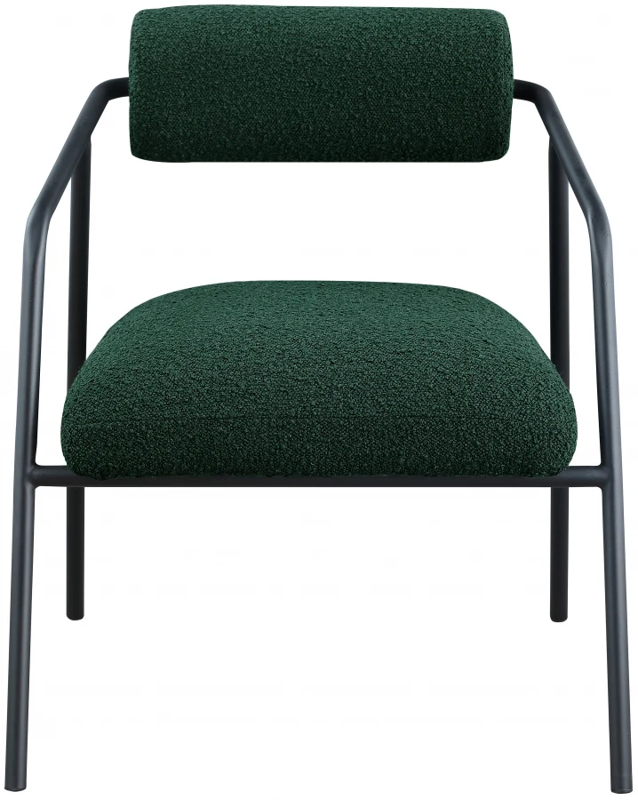 Carly Boucle Fabric Upholstered Accent Chair - Image 18