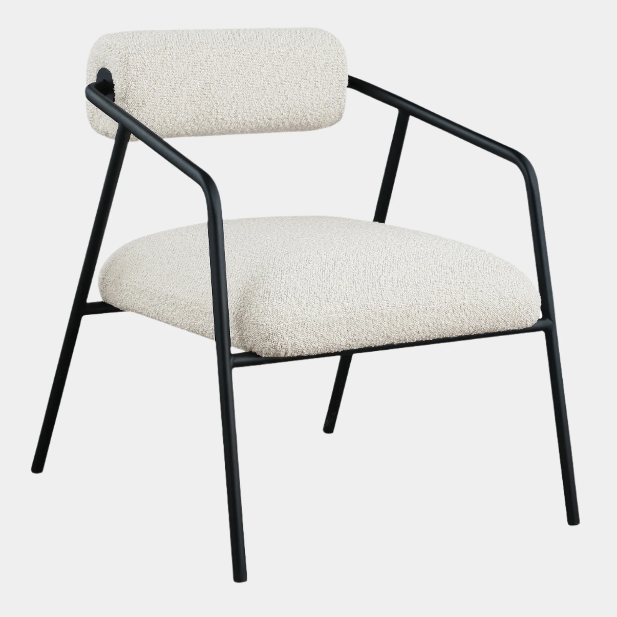 Carly Boucle Fabric Upholstered Accent Chair - Image 8