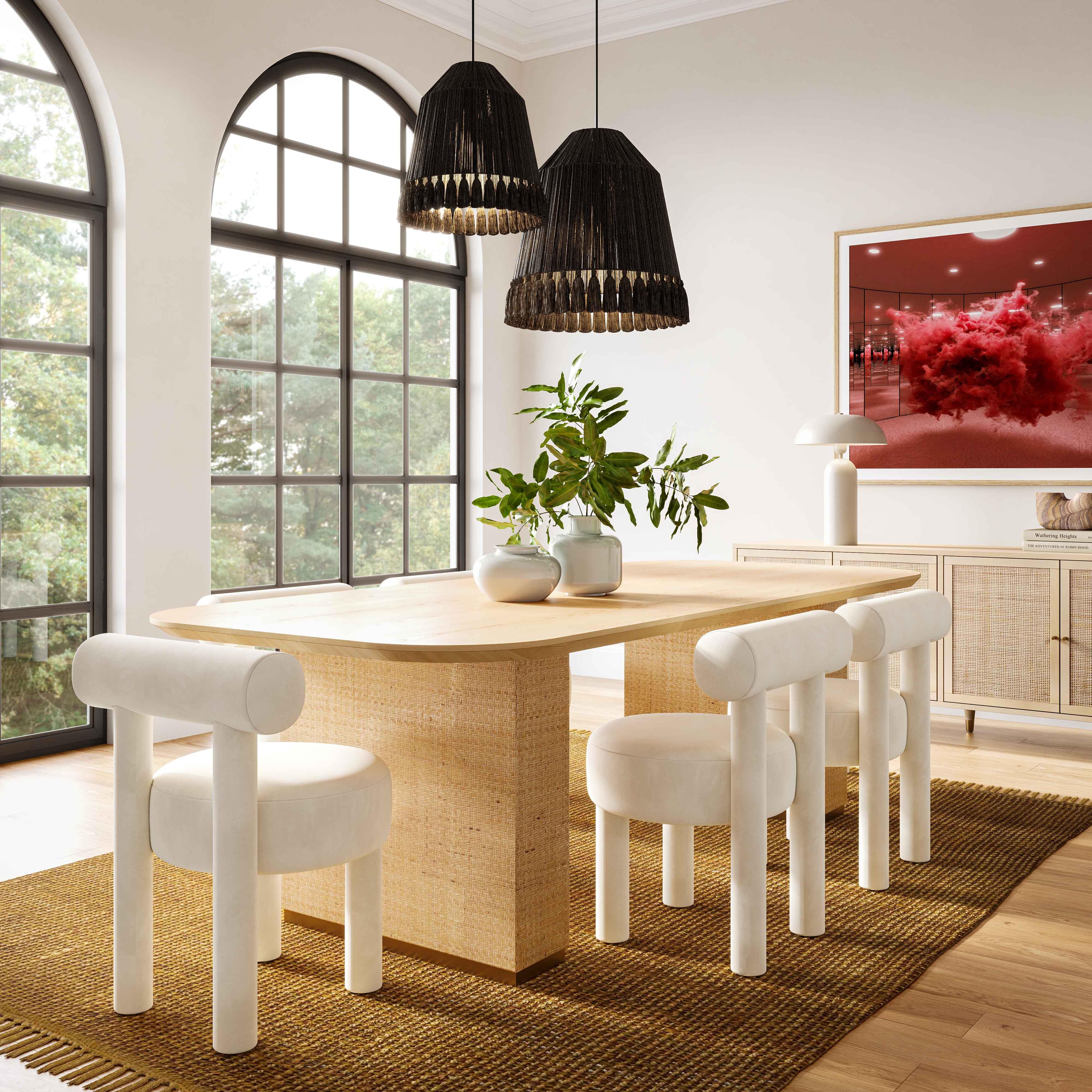 Carmel Performance Velvet Dining Chair - Image 8