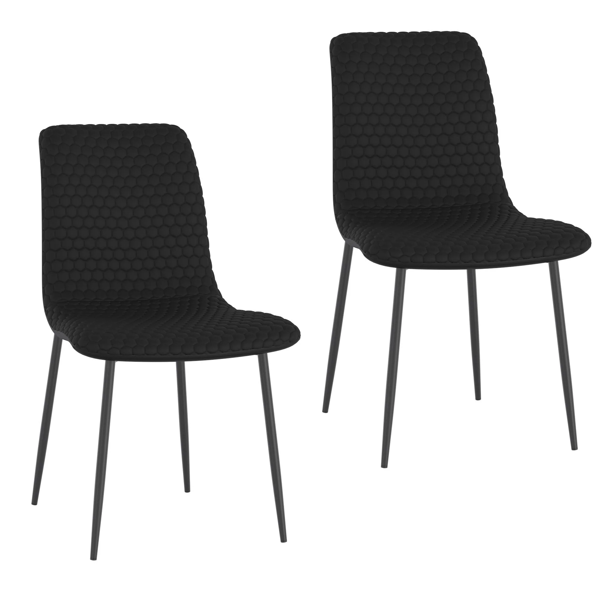 Carmilla/Brixx 5pc Dining Set in Aged Gold with Black chair - Image 10