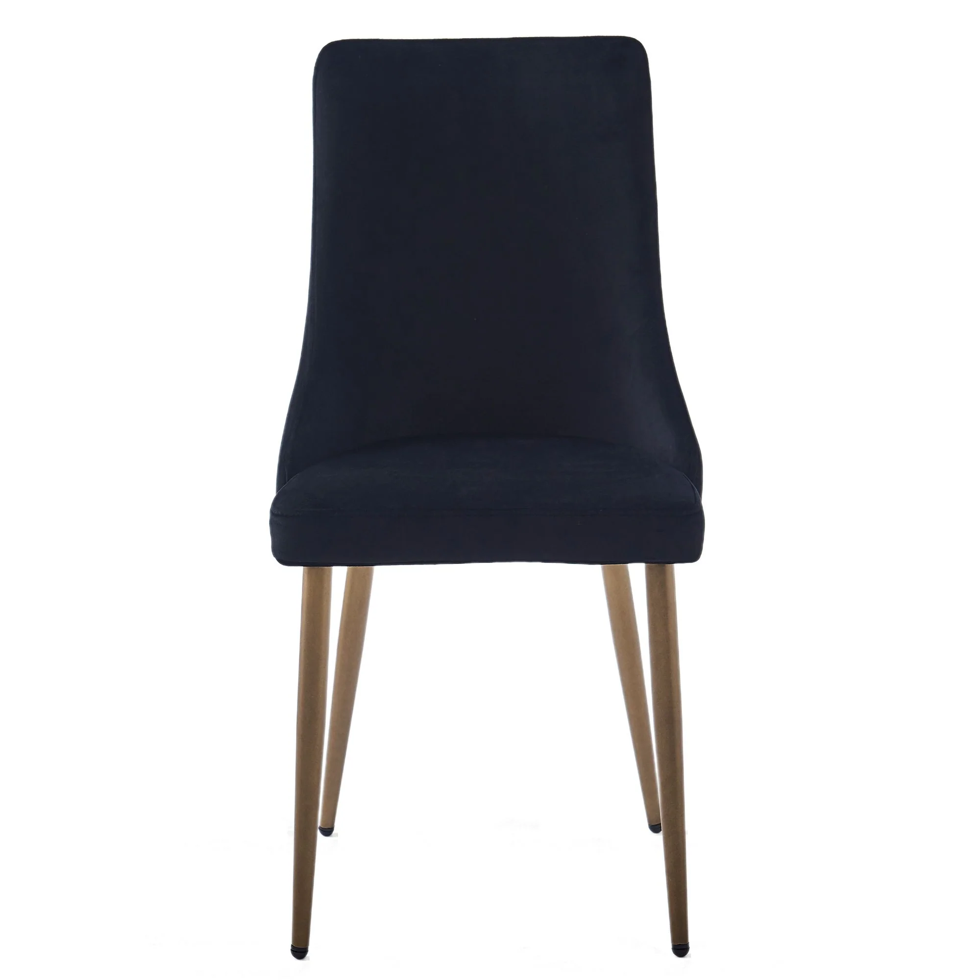Carmilla Dining Chair, set of 2, in Black and Aged Gold - Image 5