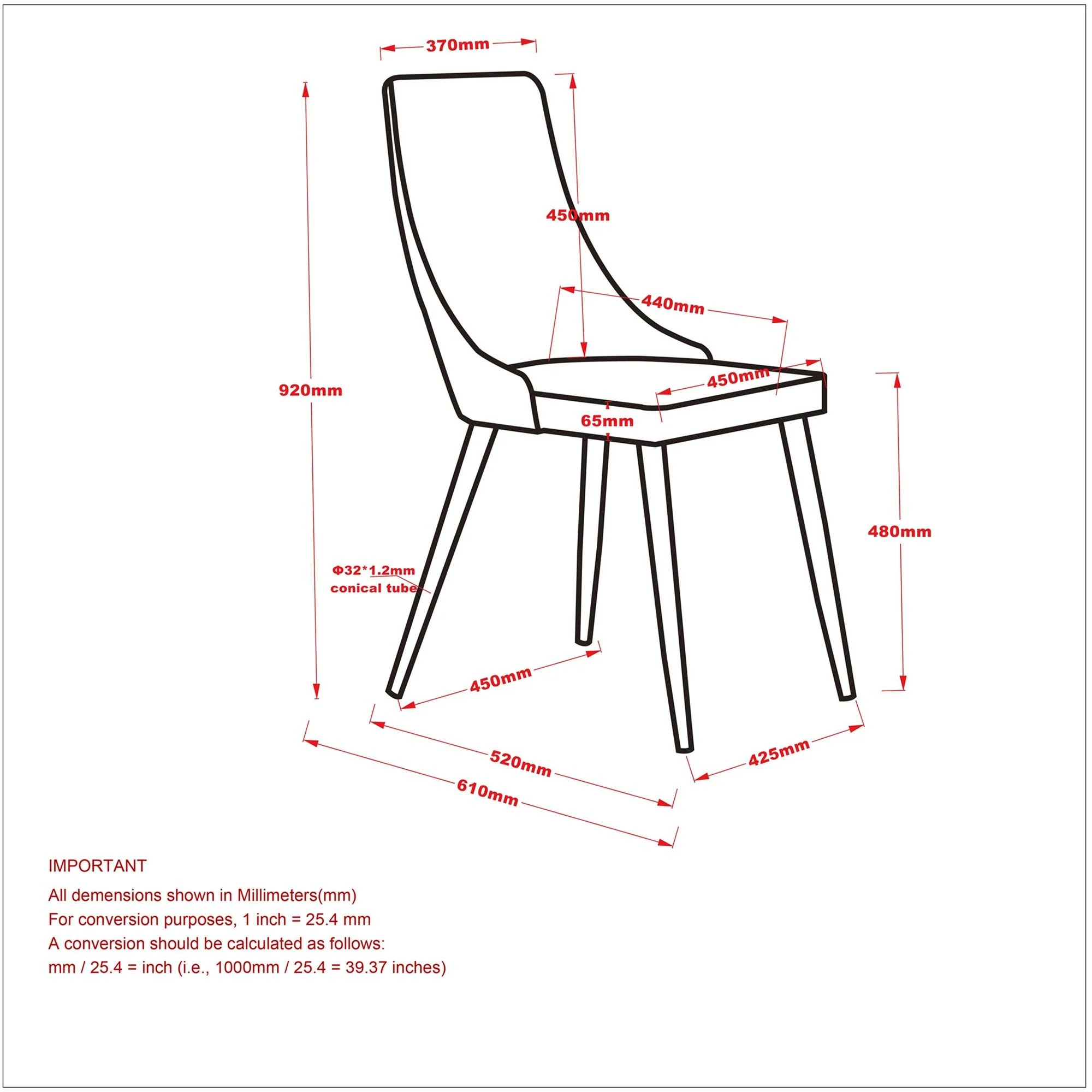 Carmilla Dining Chair, set of 2, in Grey and Aged Gold - Image 8