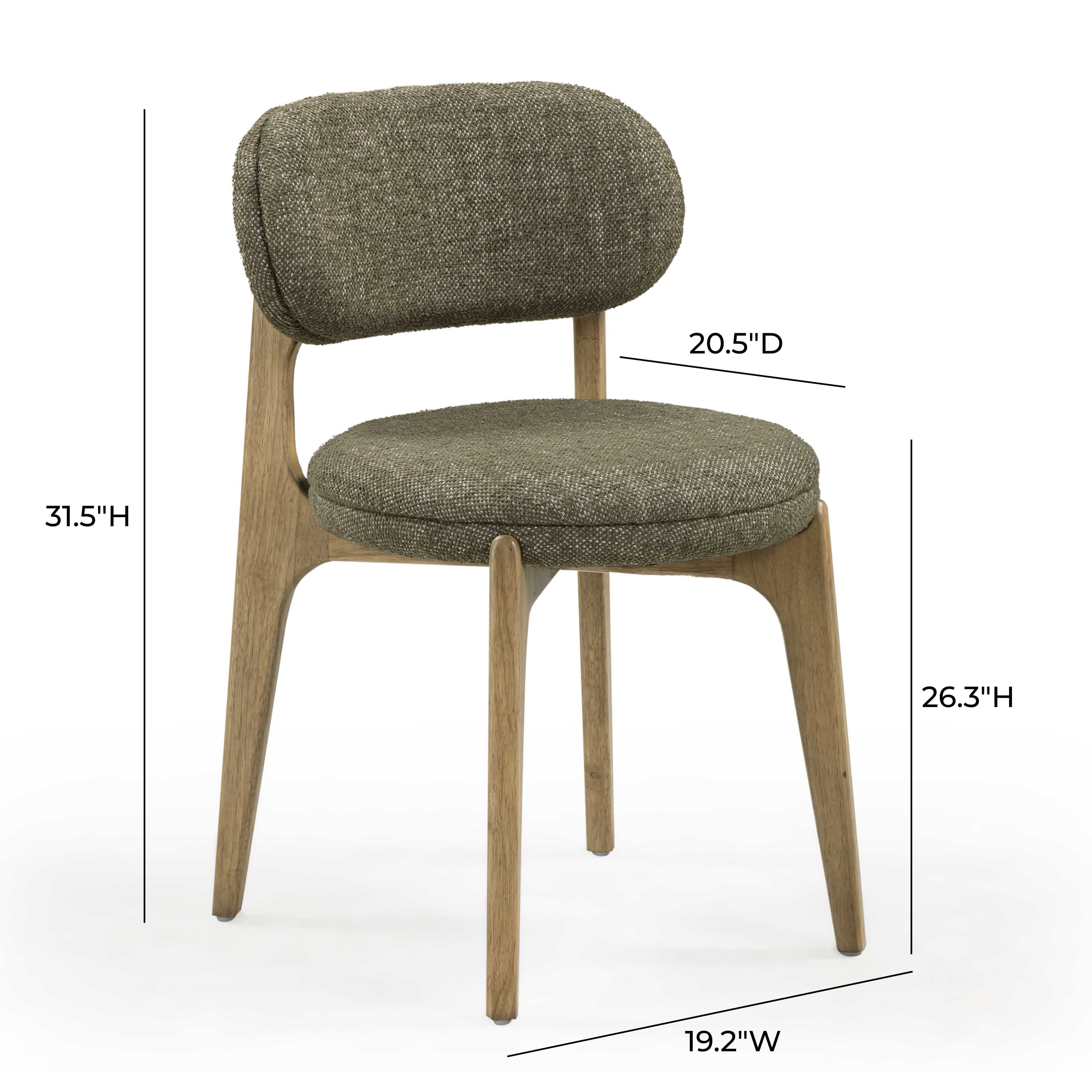 Carnation Performance Fabric Dining Chair - Image 16