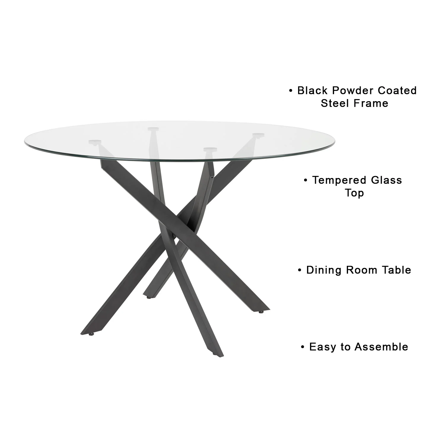 Carol Black Dining Table - Image 13
