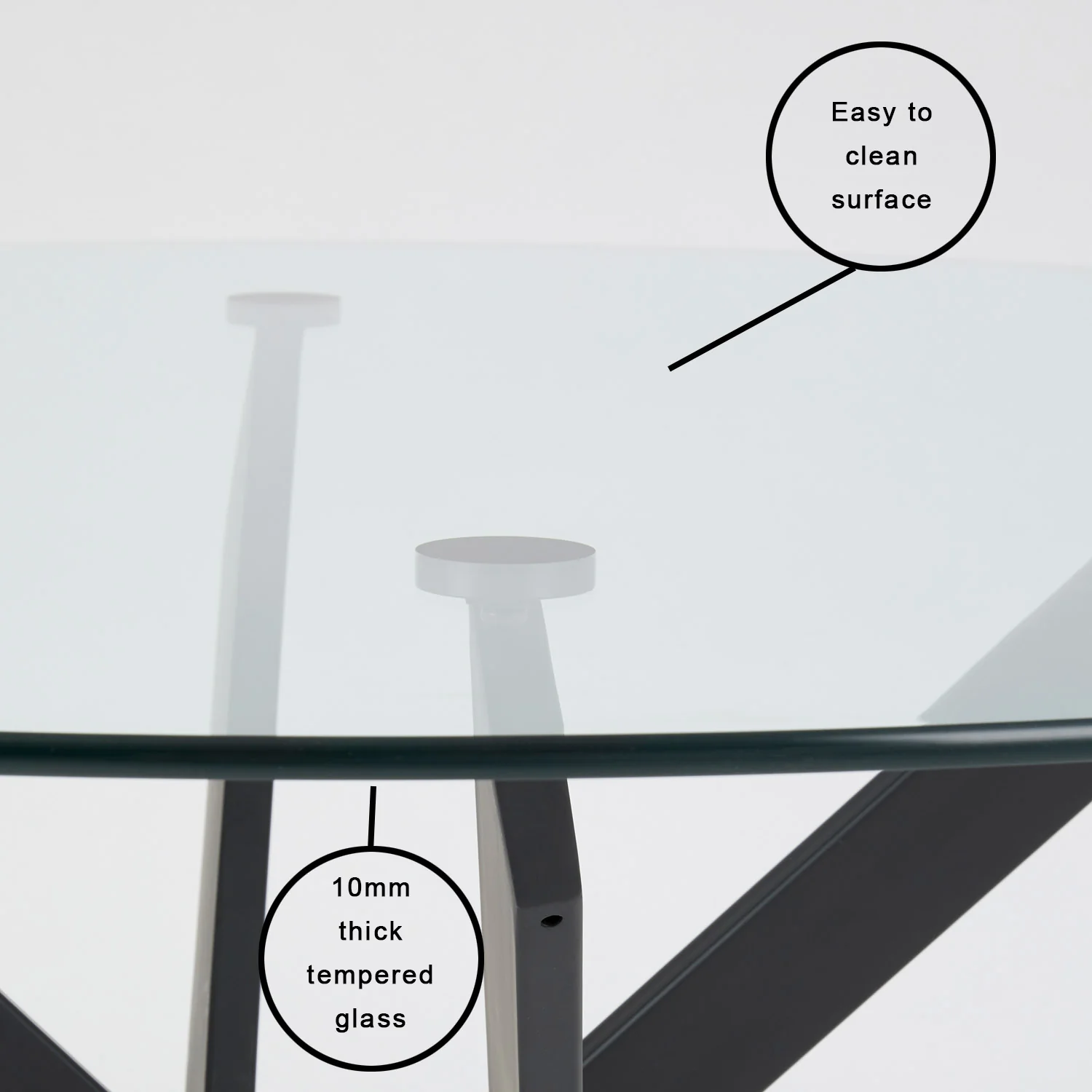 Carol Black Dining Table - Image 7