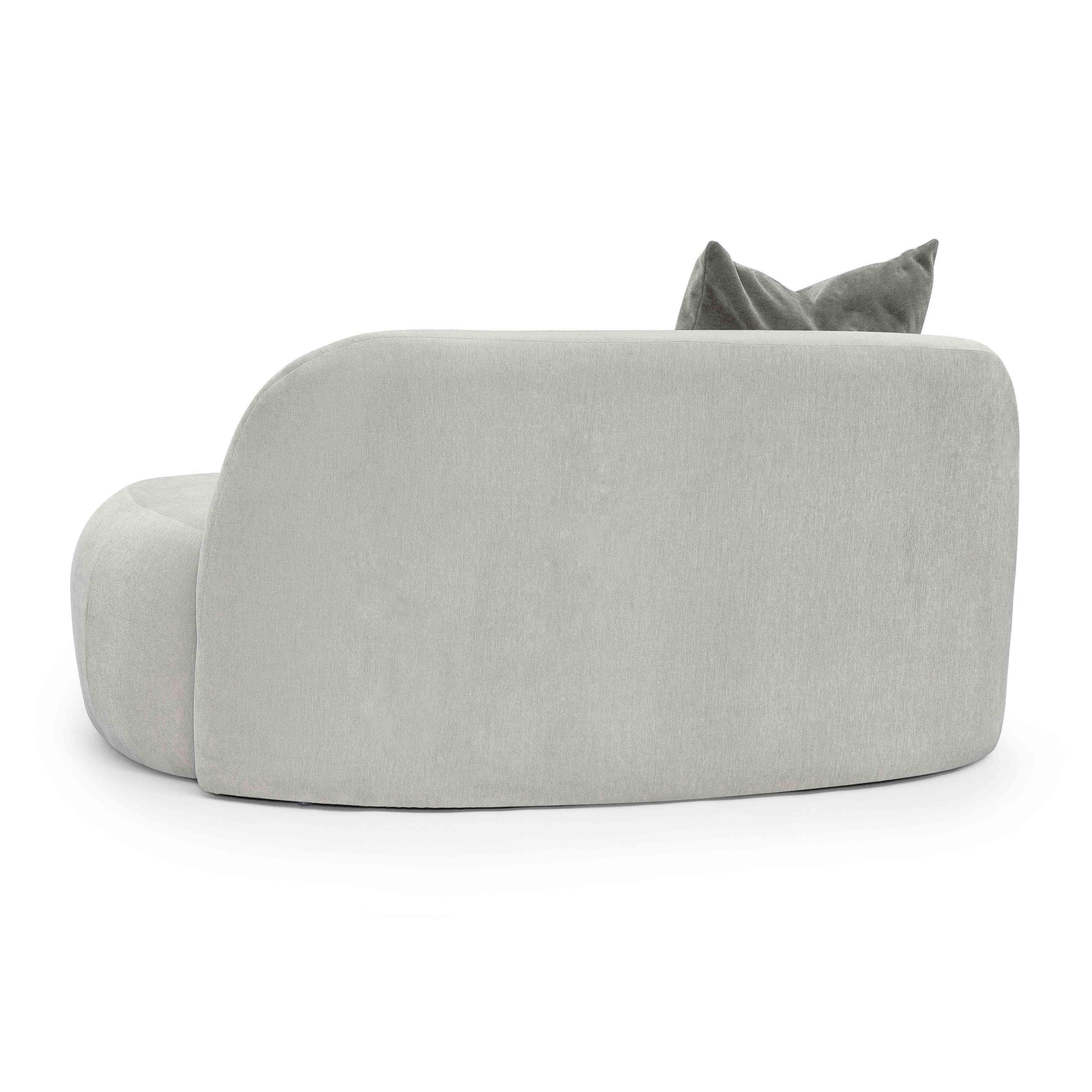 Carraway 60" Upcycled Contract-Grade Chenille Loveseat - Image 11