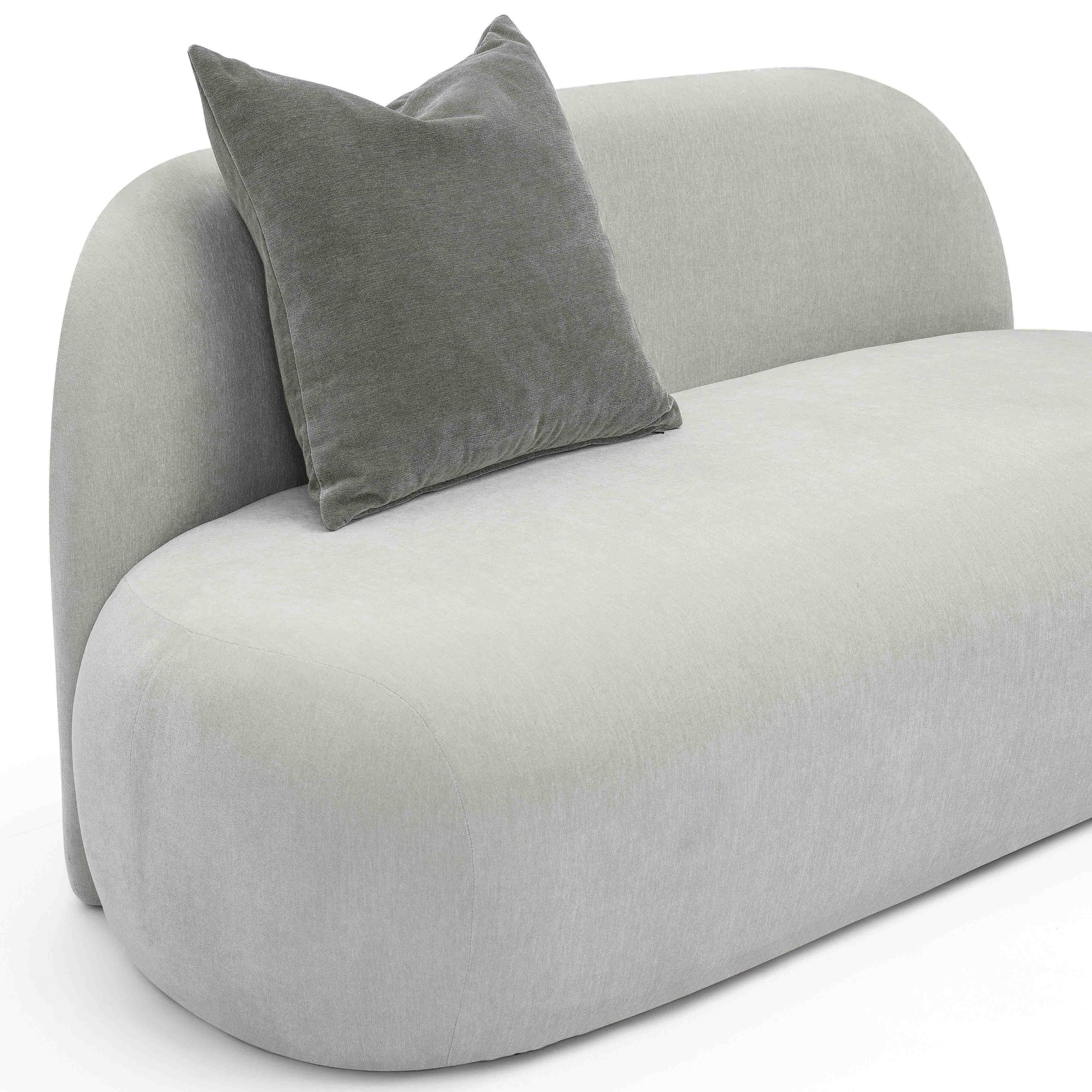 Carraway 60" Upcycled Contract-Grade Chenille Loveseat - Image 12