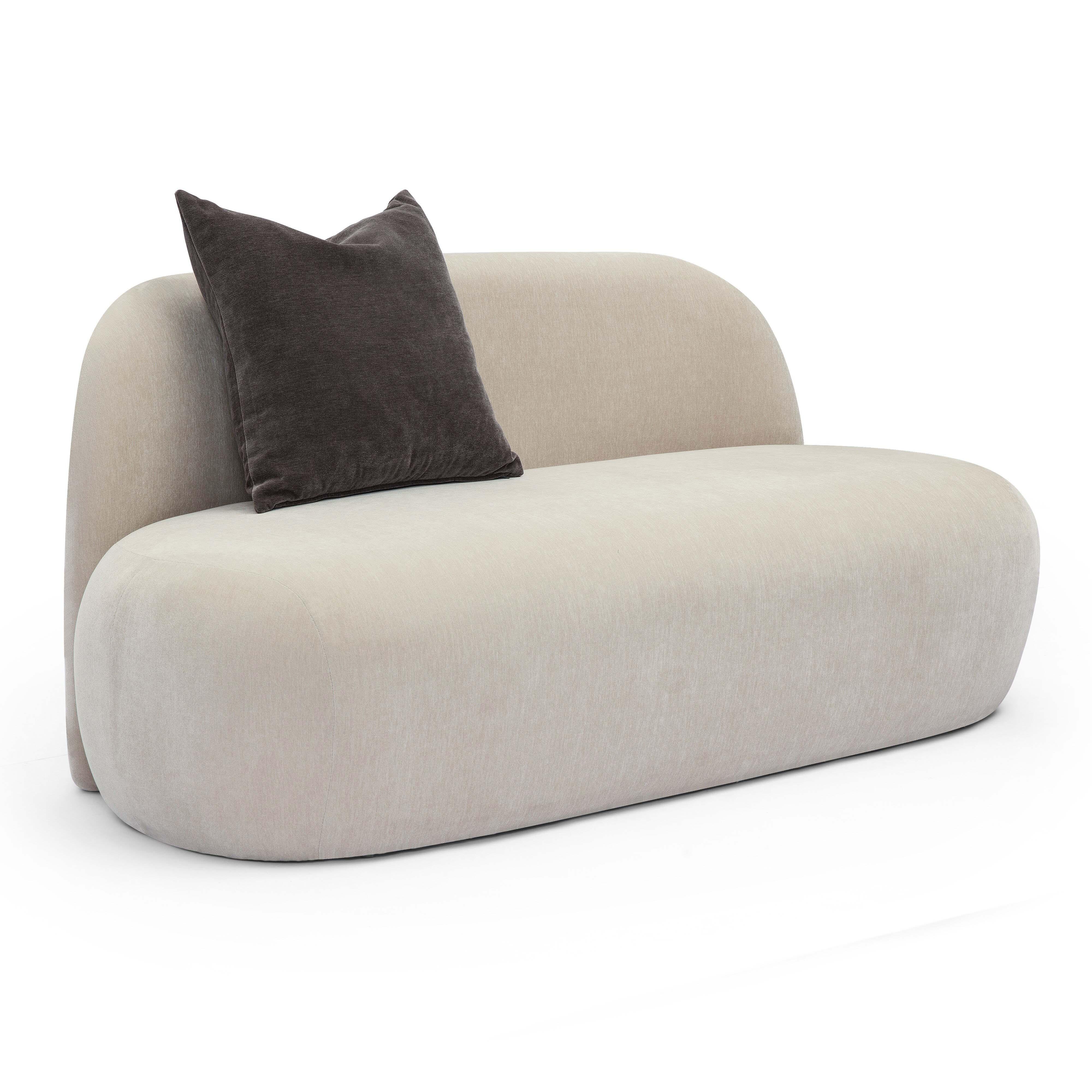 Carraway 60" Upcycled Contract-Grade Chenille Loveseat - Image 3