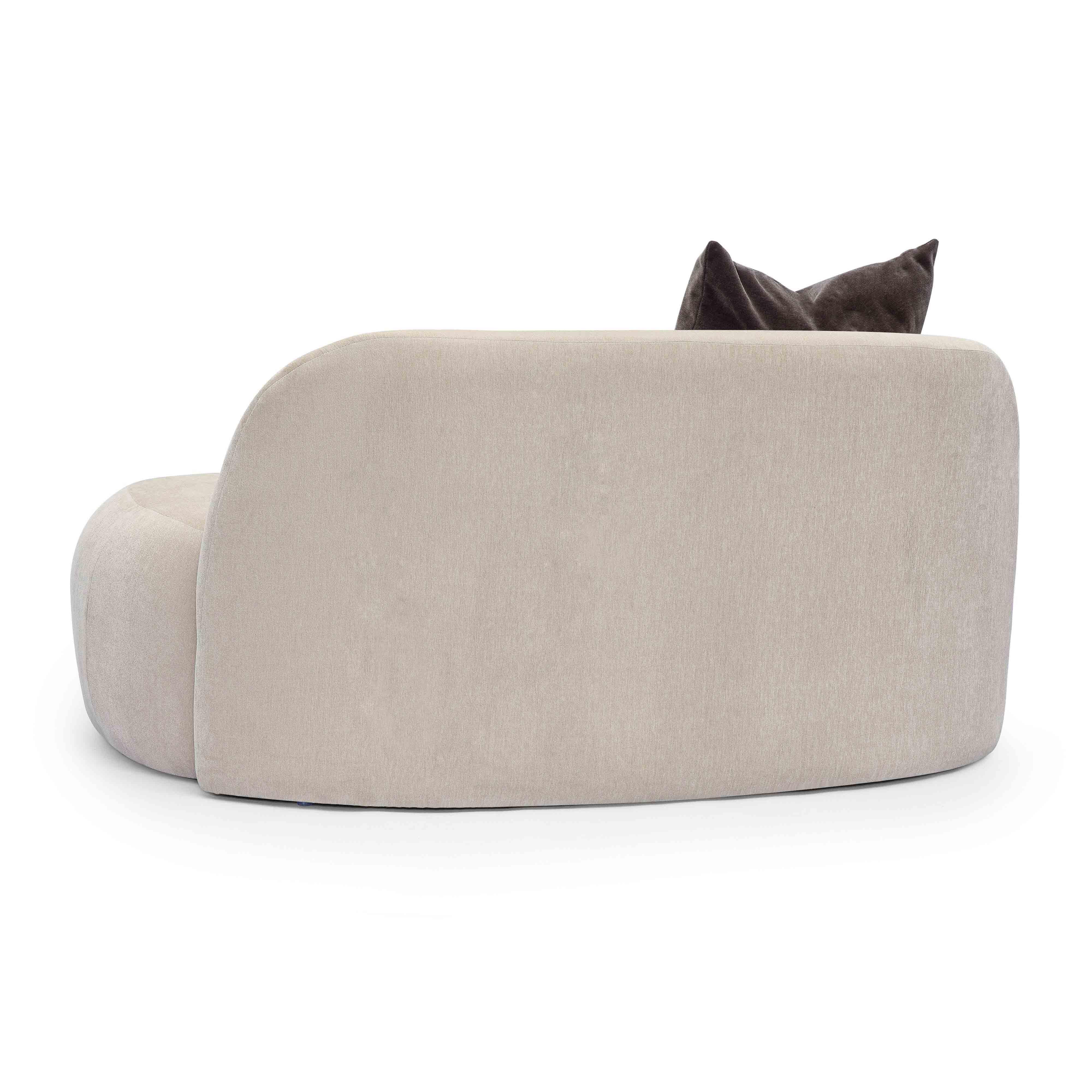 Carraway 60" Upcycled Contract-Grade Chenille Loveseat - Image 4