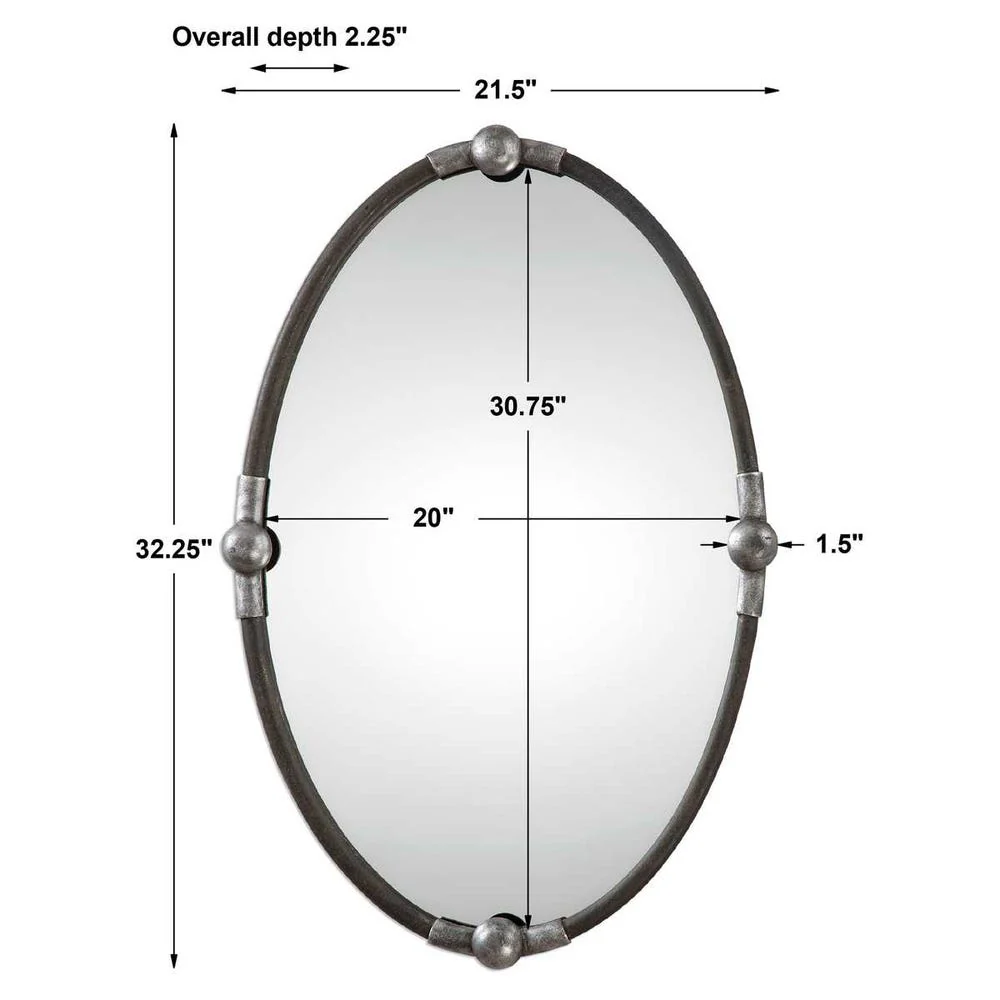 Carrick Oval Mirror - Image 5