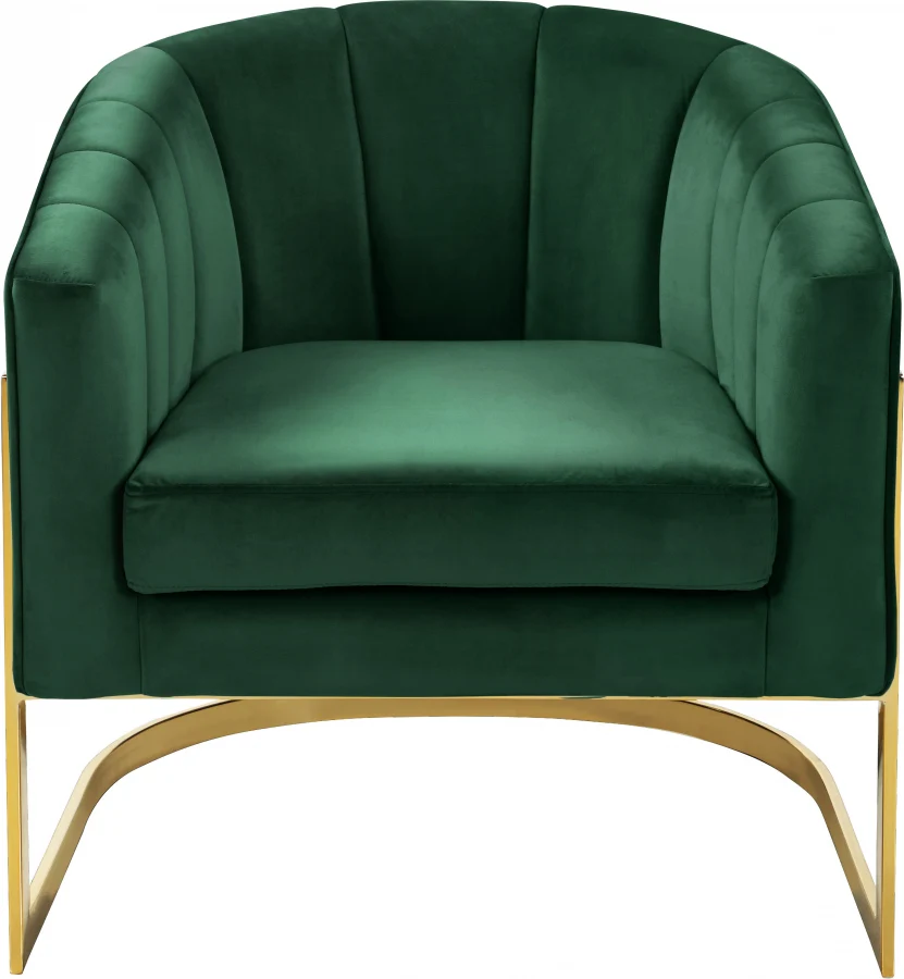 Carter Velvet Upholstered Accent Chair - Image 38