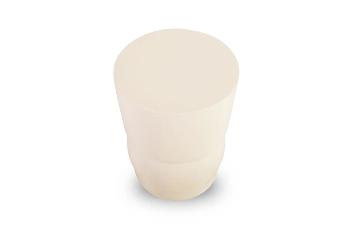 Carved Stool Gel Coat White - Image 2