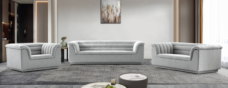 Cascade Boucle Fabric Sofa - Image 49