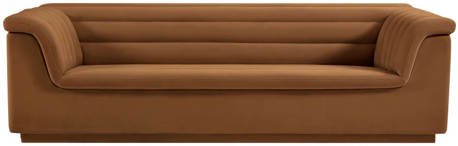 Cascade Velvet Fabric Sofa - Image 11
