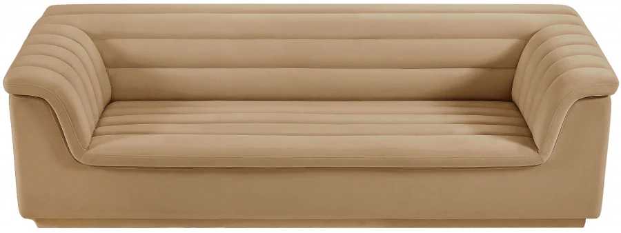 Cascade Velvet Fabric Sofa - Image 22