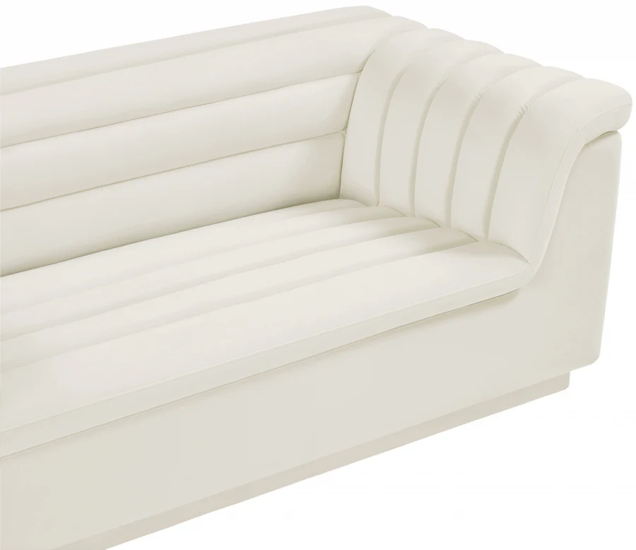Cascade Velvet Fabric Sofa - Image 64