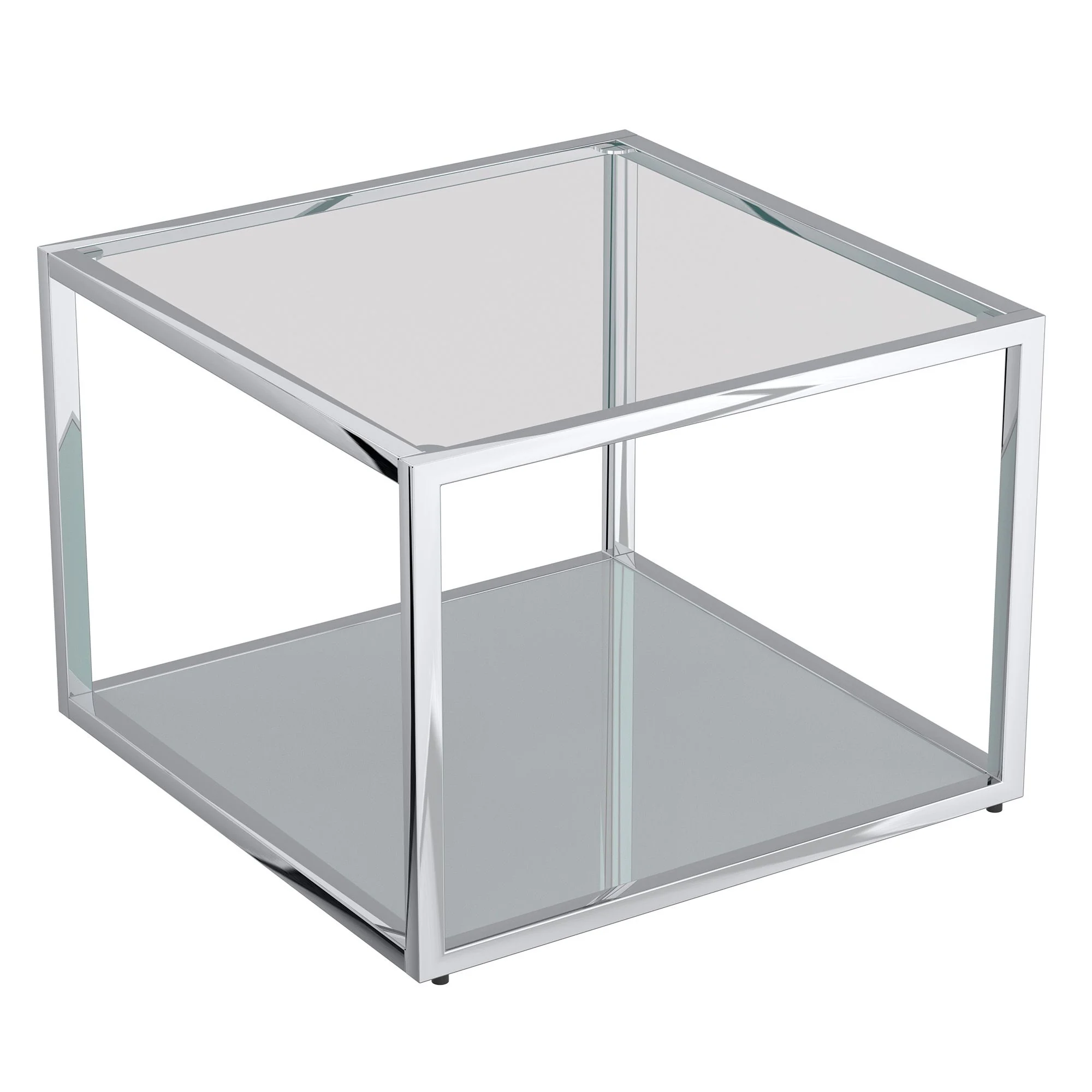 Casini 3pc Small Coffee Table Set in Silver - Image 3