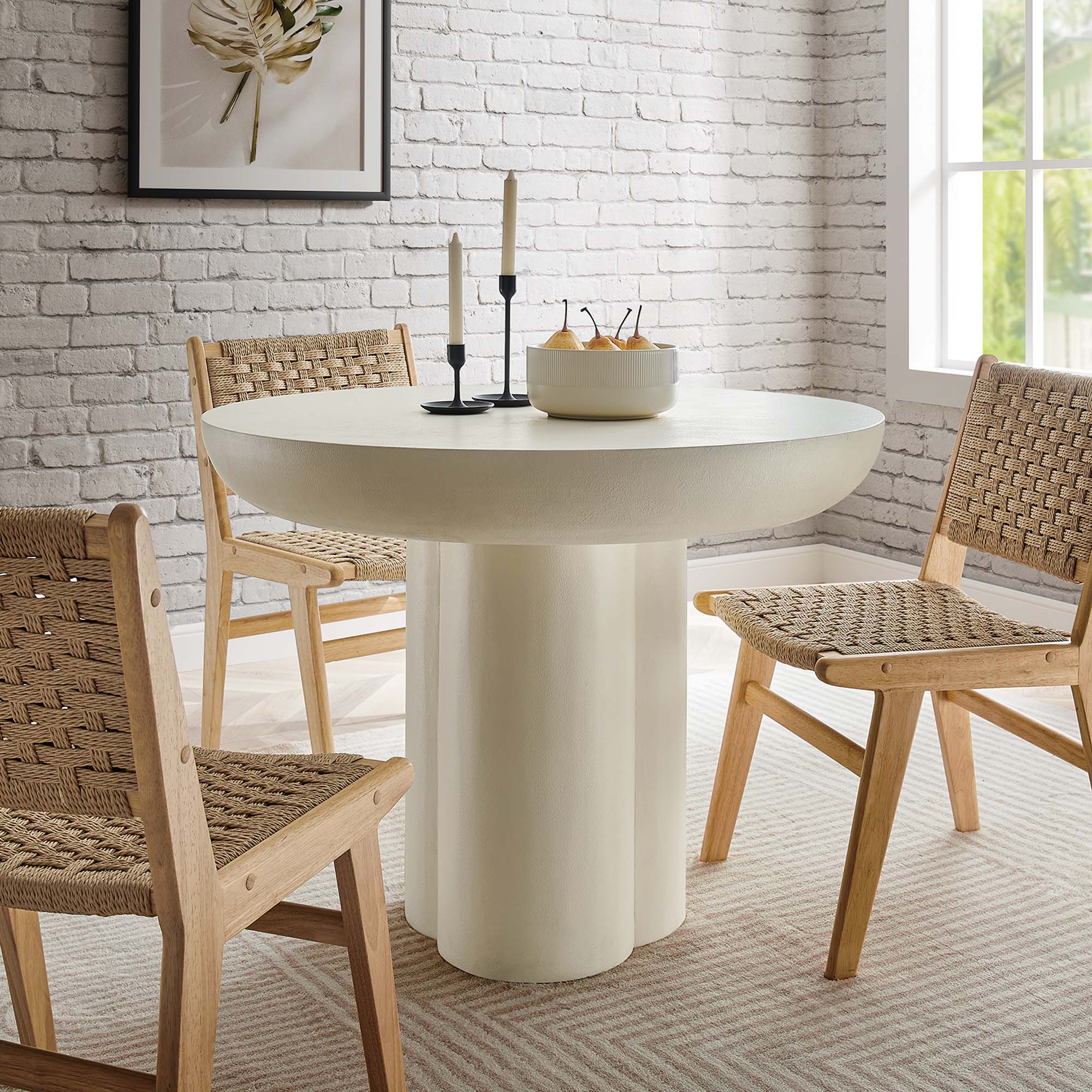 Caspian 40" Round Concrete Dining Table - Image 10