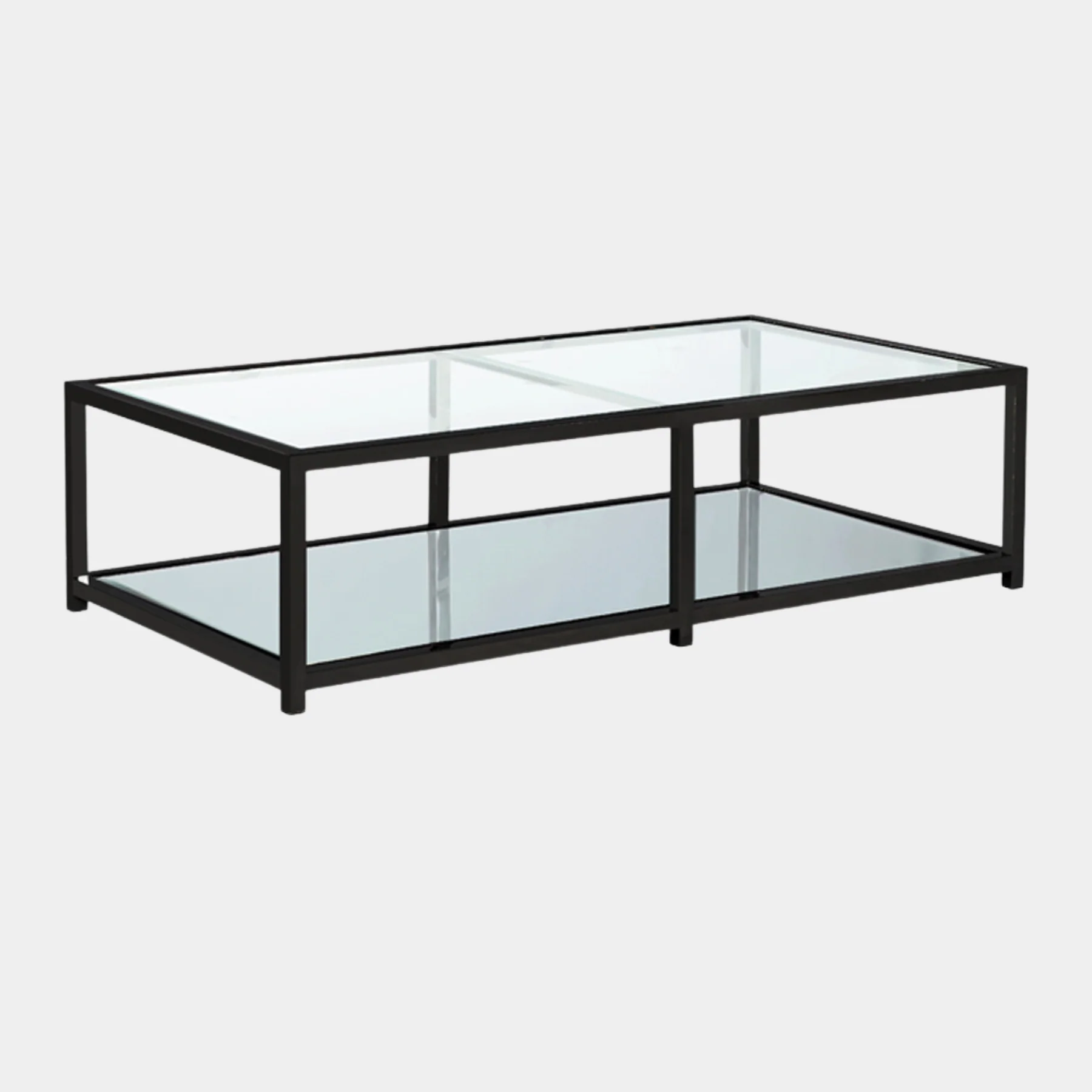 Caspian Black Coffee Table: Rectangular