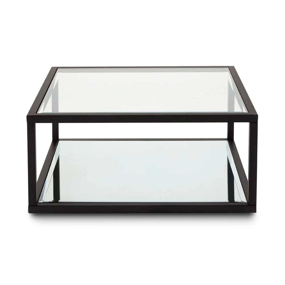 Caspian Black Square Coffee Table: Condo Size - Image 2