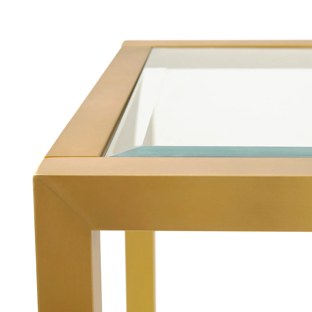 Caspian Console Table: Gold - Image 4