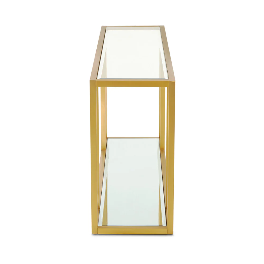 Caspian Console Table: Gold - Image 6