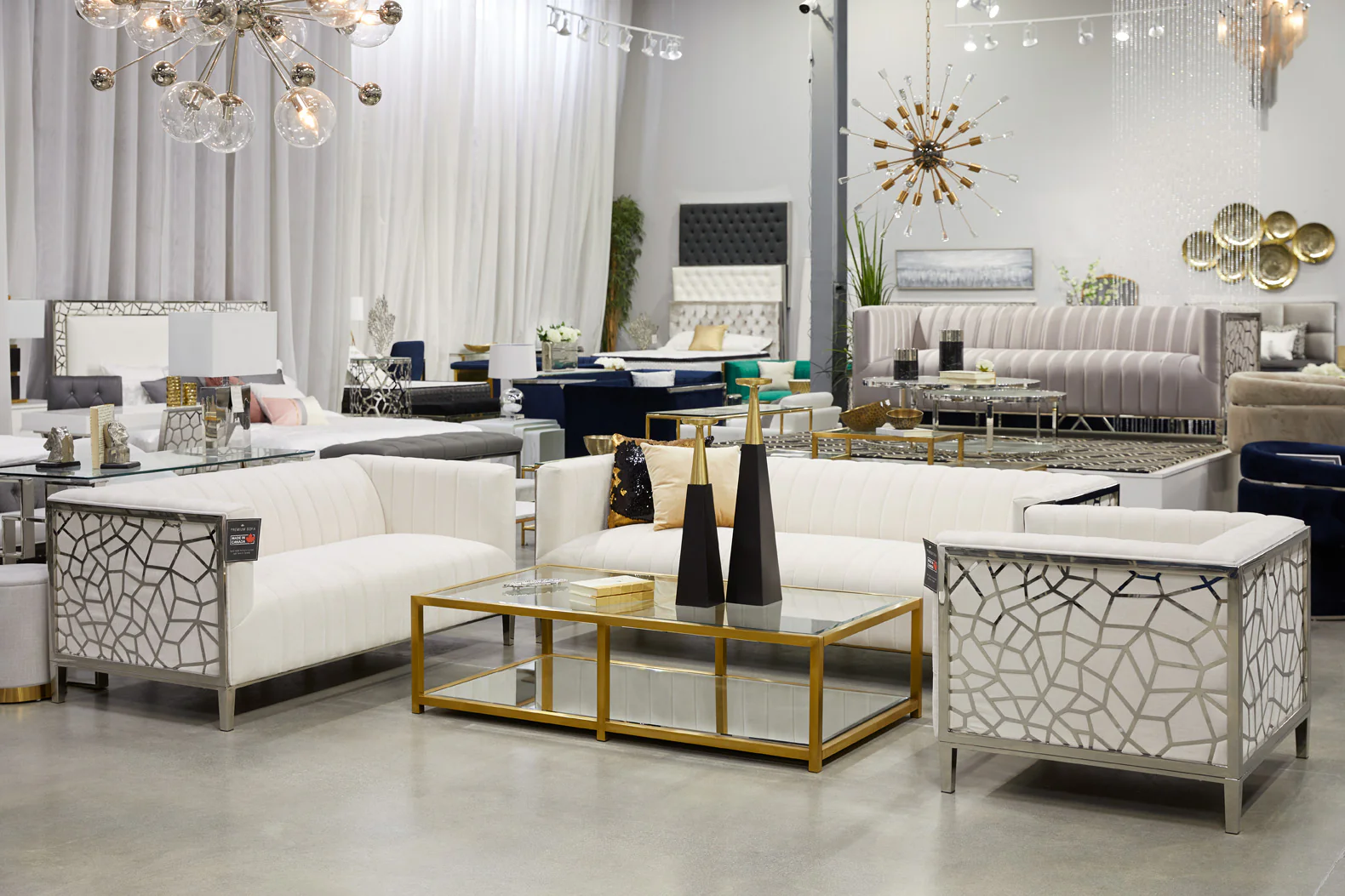 Caspian Gold Coffee Table Rectangular - Image 6