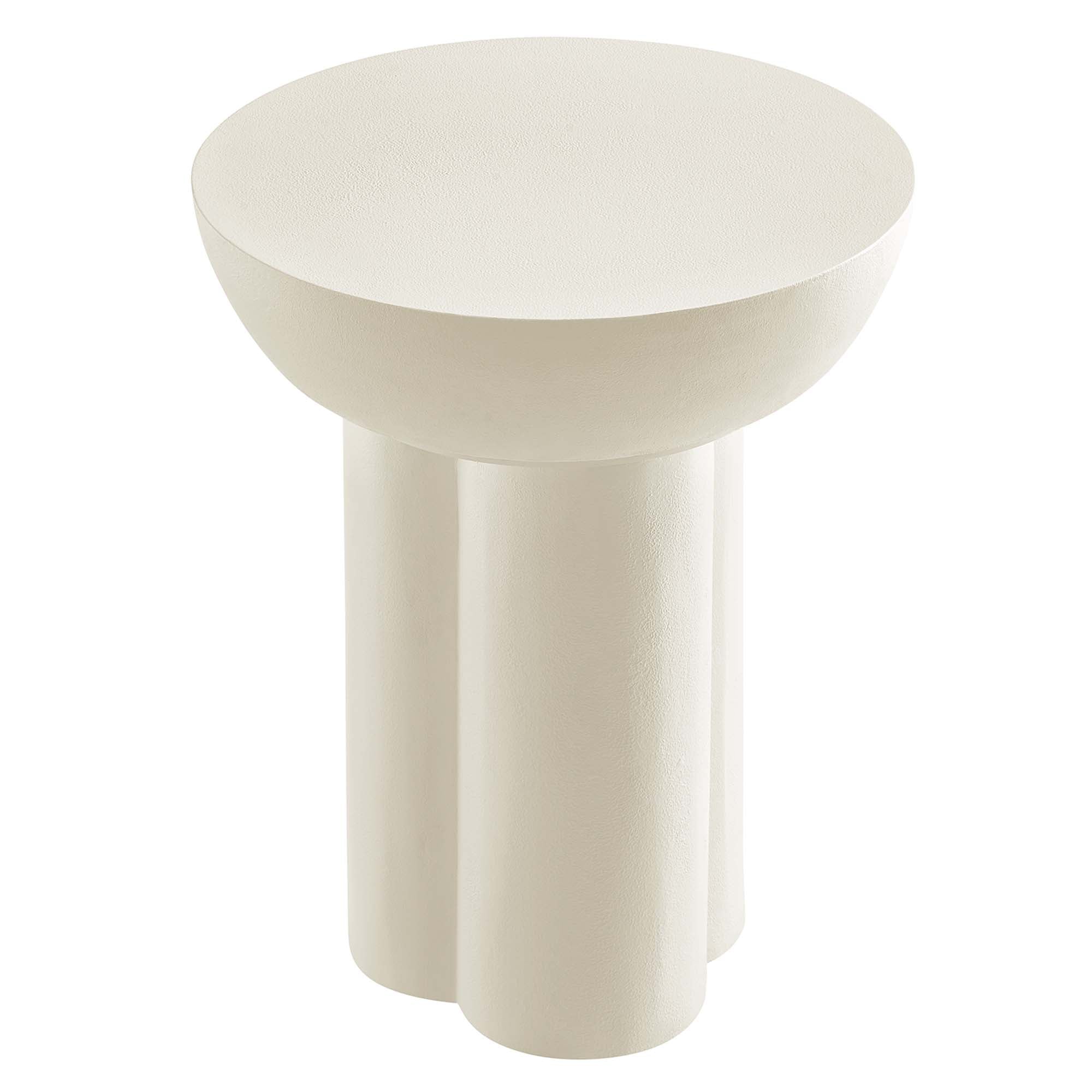 Caspian Round Concrete Side Table - Image 5