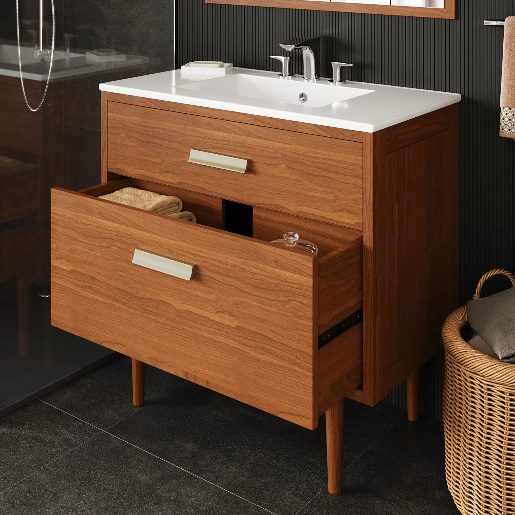 Cassia Bathroom Vanity Basin Included - Image 17