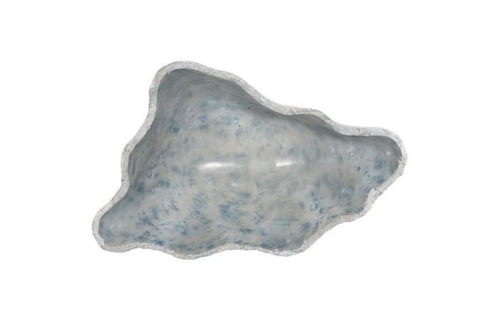 Cast Blue Onyx Bowl, Faux Finish, Narrow - Image 3