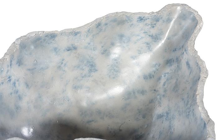 Cast Blue Onyx Bowl, Faux Finish, Narrow - Image 5