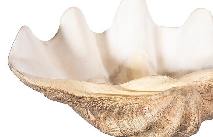 Cast Clam Shell Bowl, Faux Finish, SM - Image 4
