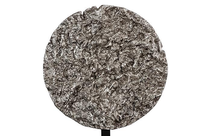 Cast Colossal Root on Stand, Antique Silver - Image 3