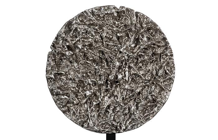 Cast Colossal Root on Stand, Antique Silver - Image 5