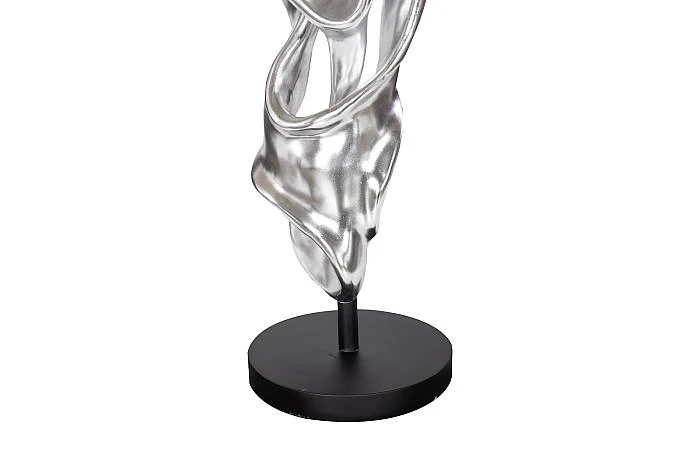 Cast Dancing Sculpture, Coupé, Silver Leaf - Image 3