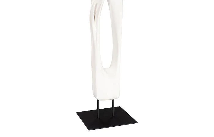 Cast Twisting Root Sculpture, Faux Bleached - Image 4