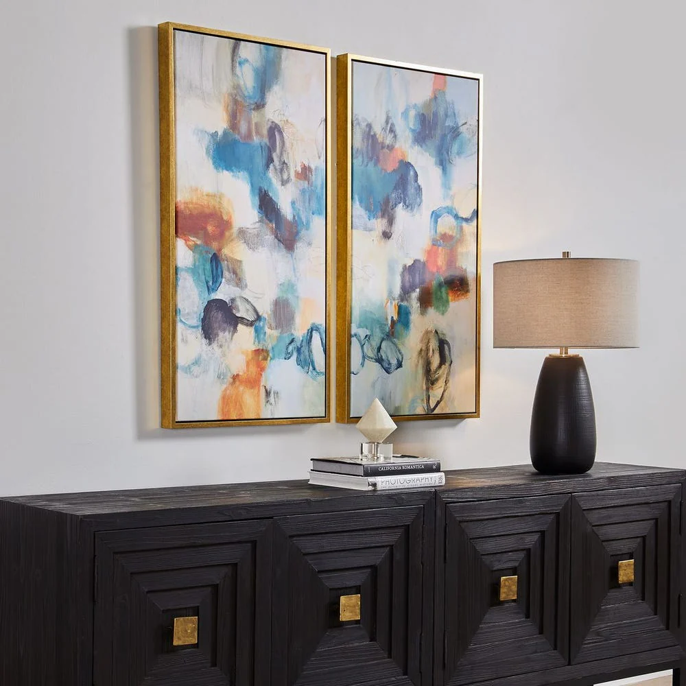 Casual Moments Framed Canvases, S/2 - Image 3