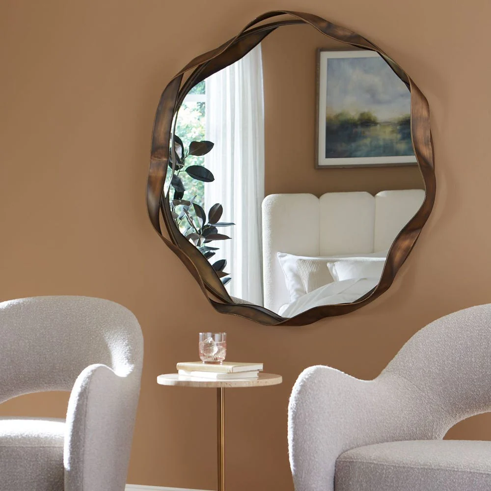 Catch The Wave Round Mirror - Image 2