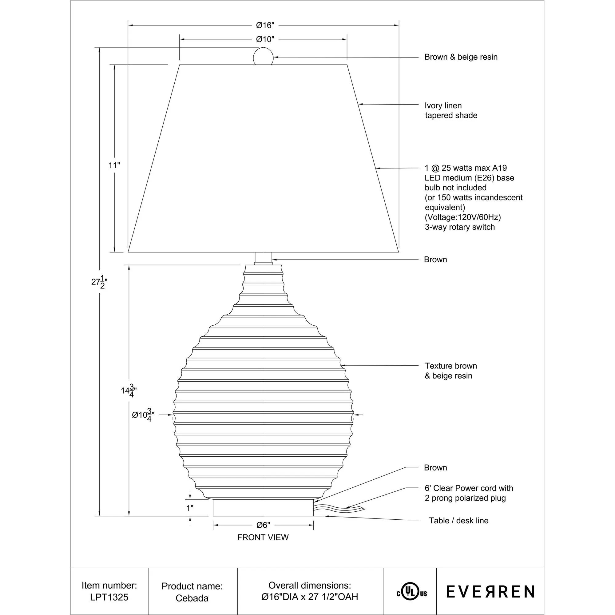 Cebada Table Lamp - Image 5