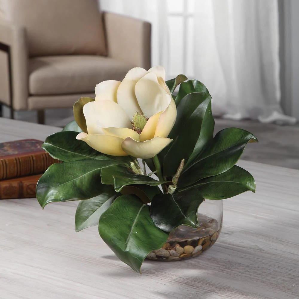 Celia Silk Magnolia Accent - Image 2