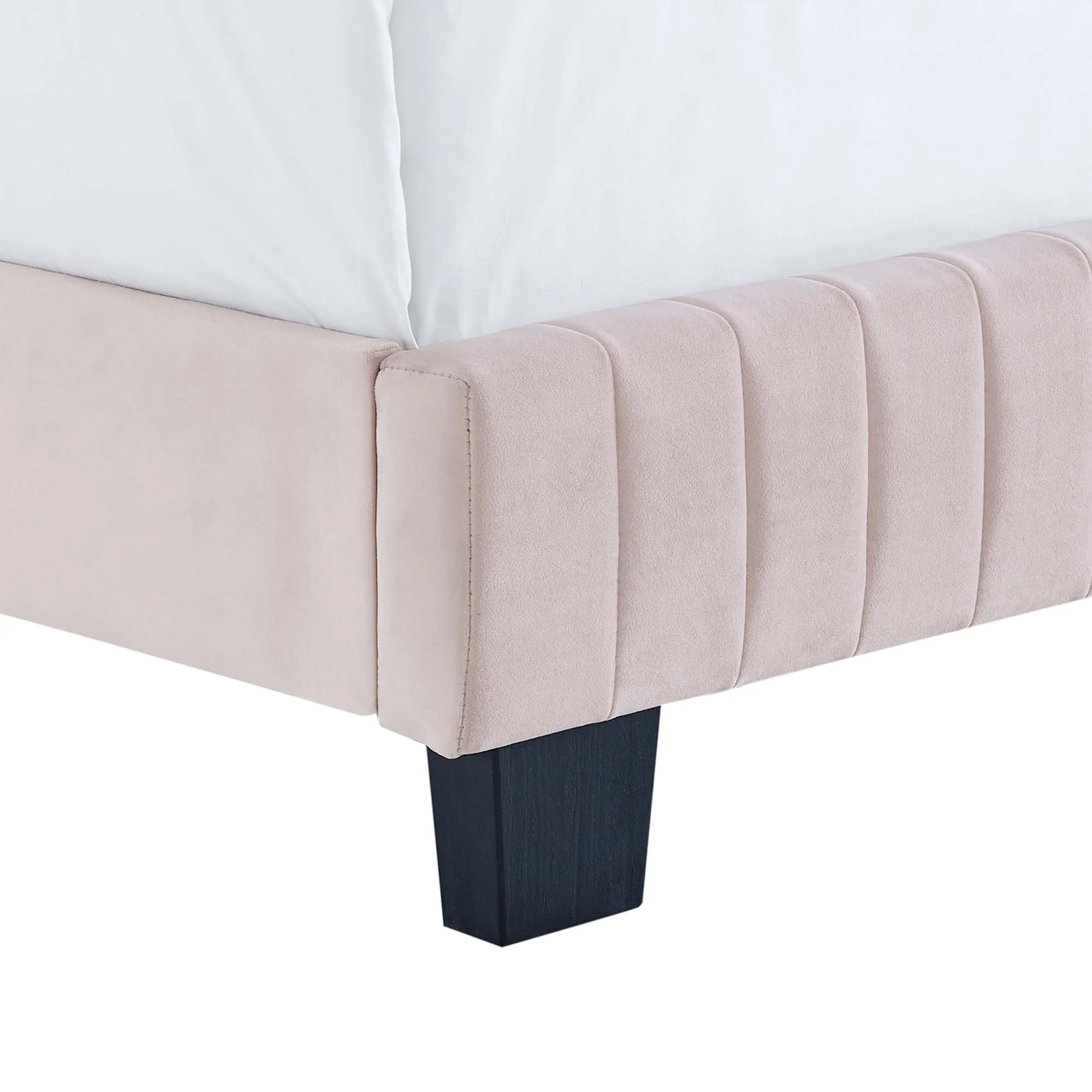 Celine Channel Tufted Performance Velvet Bed - Image 22