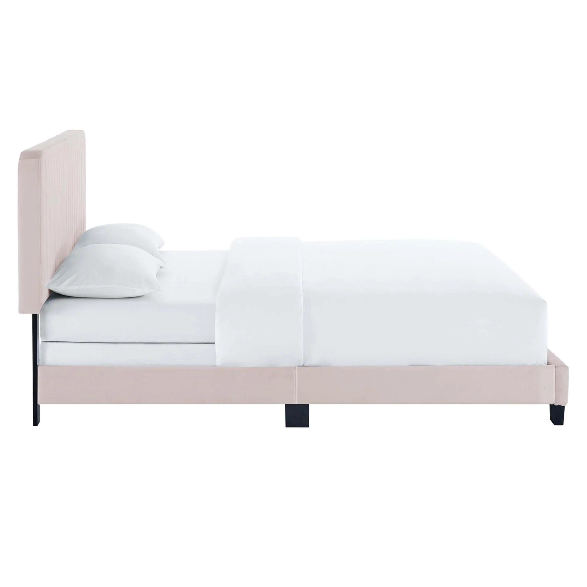 Celine Channel Tufted Performance Velvet Bed - Image 23