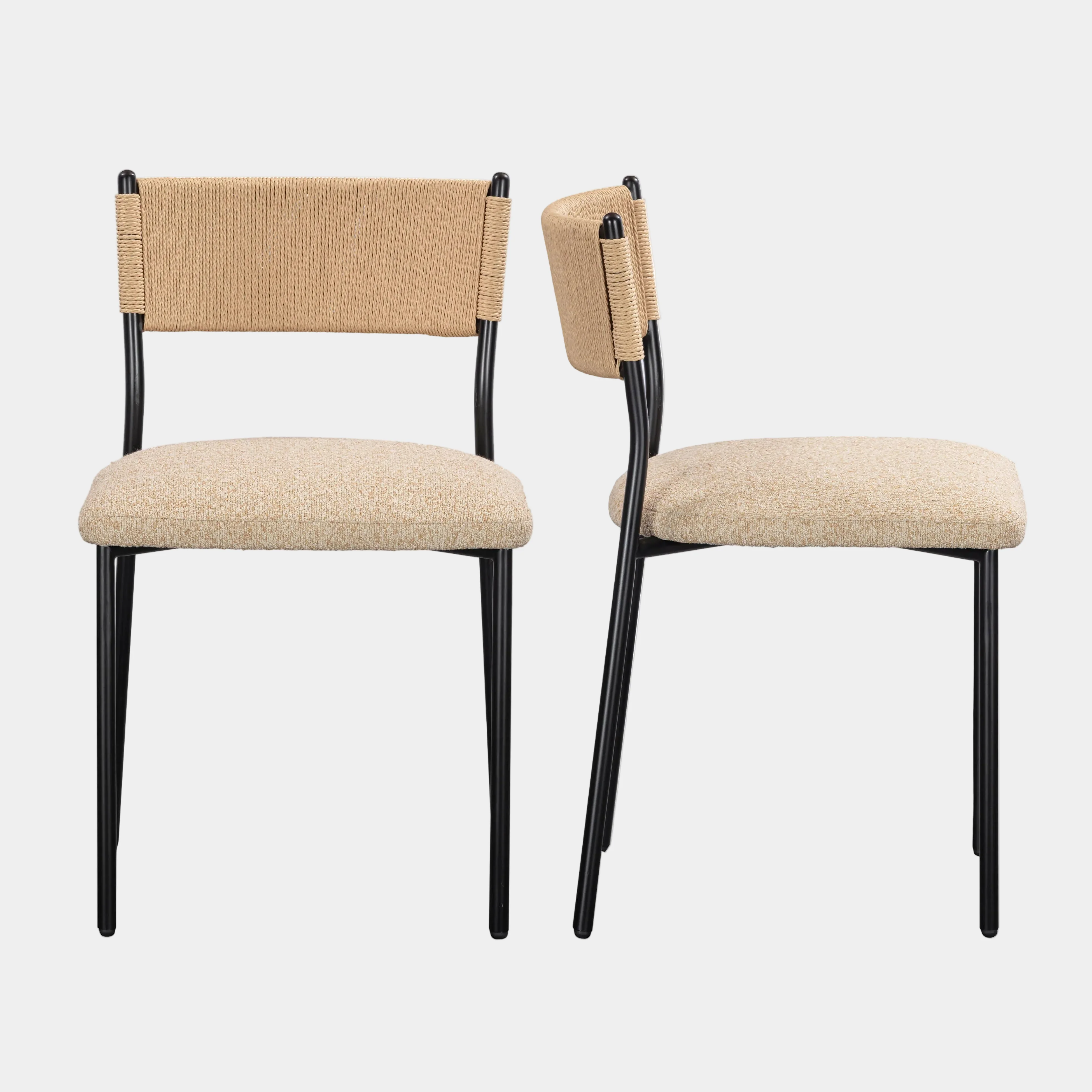 Celine Performance Boucle Dining Chair - Set of 2 - Image 9