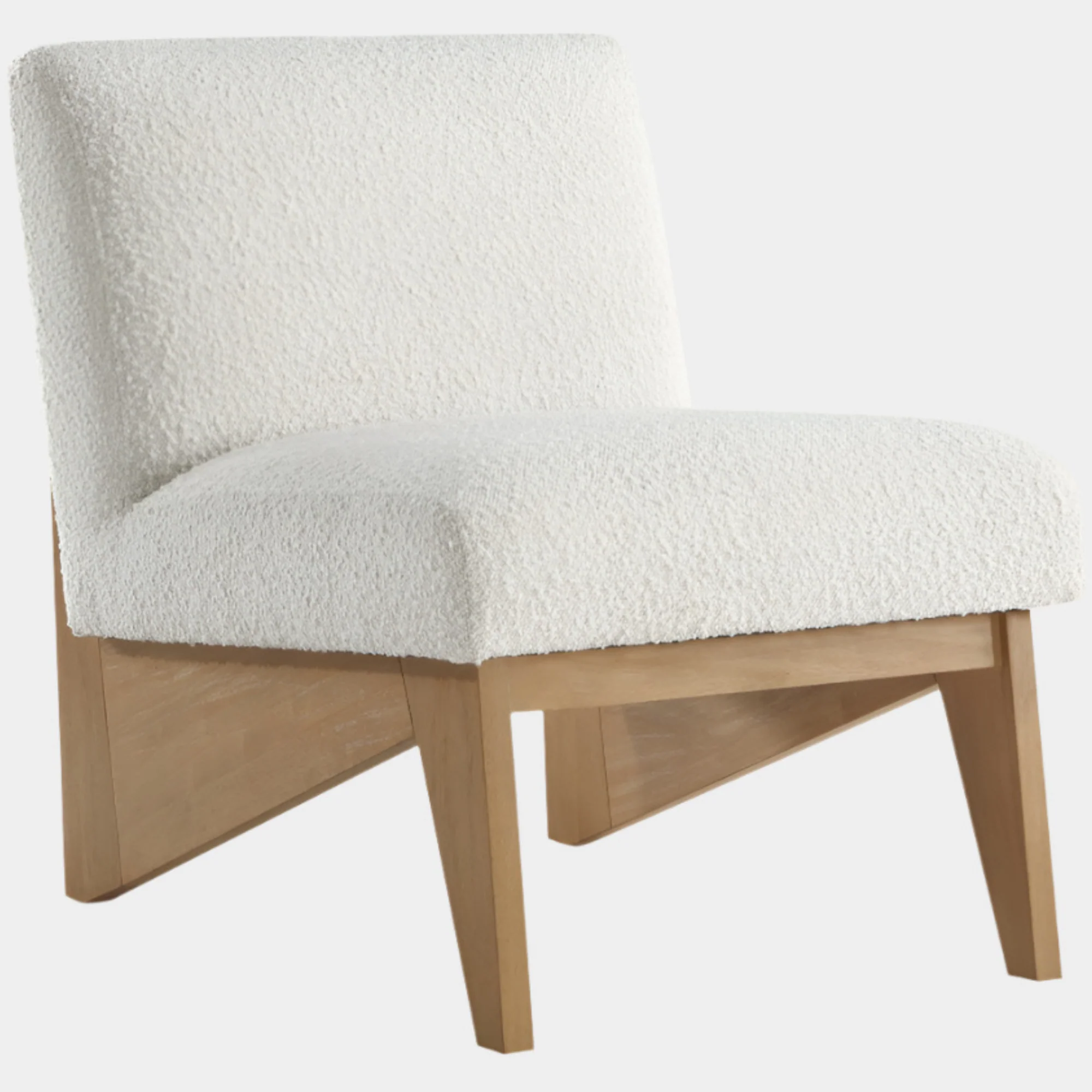Chapman Boucle Fabric Upholstered Accent Chair - Image 10
