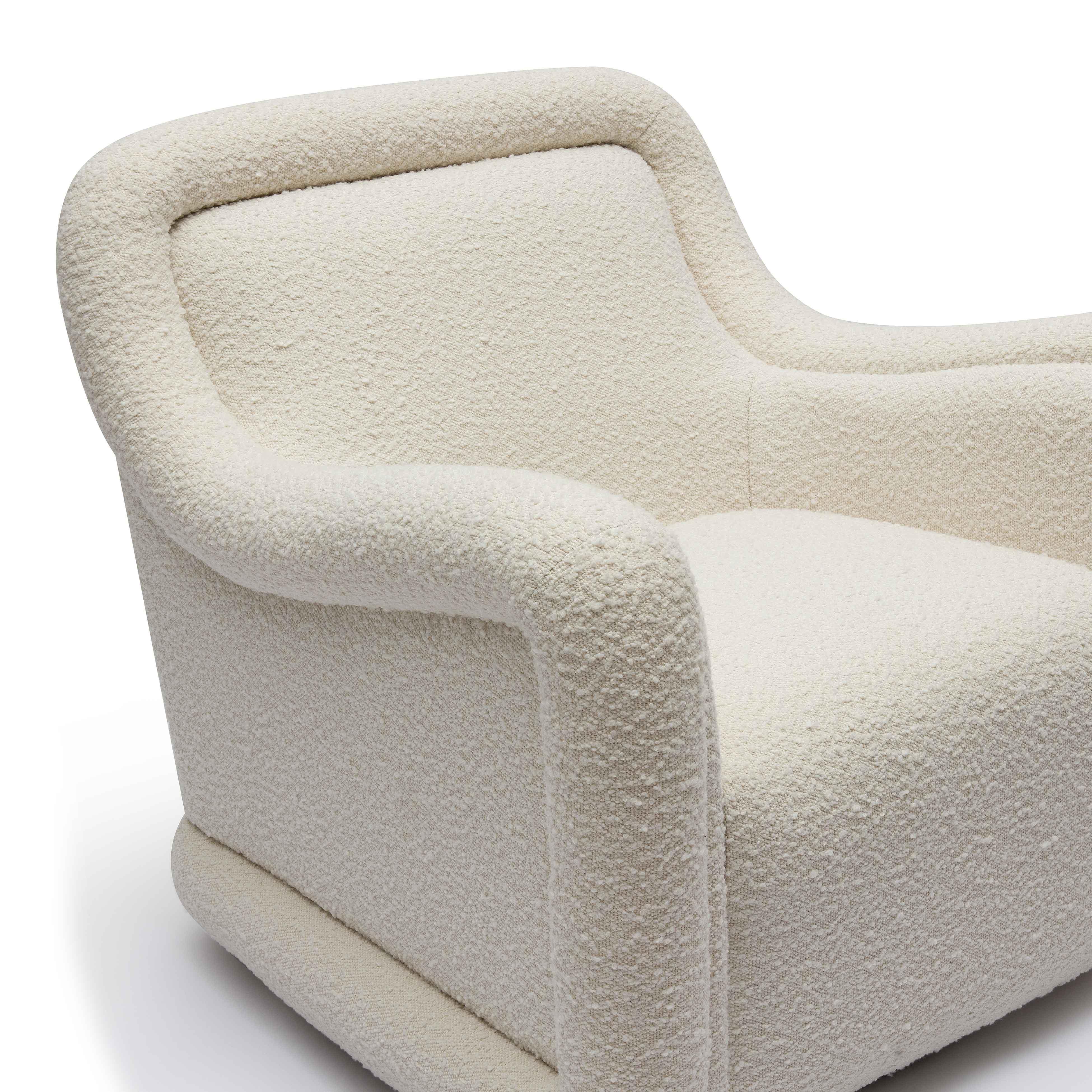 Charli Performance Boucle Swivel Chair - Image 5