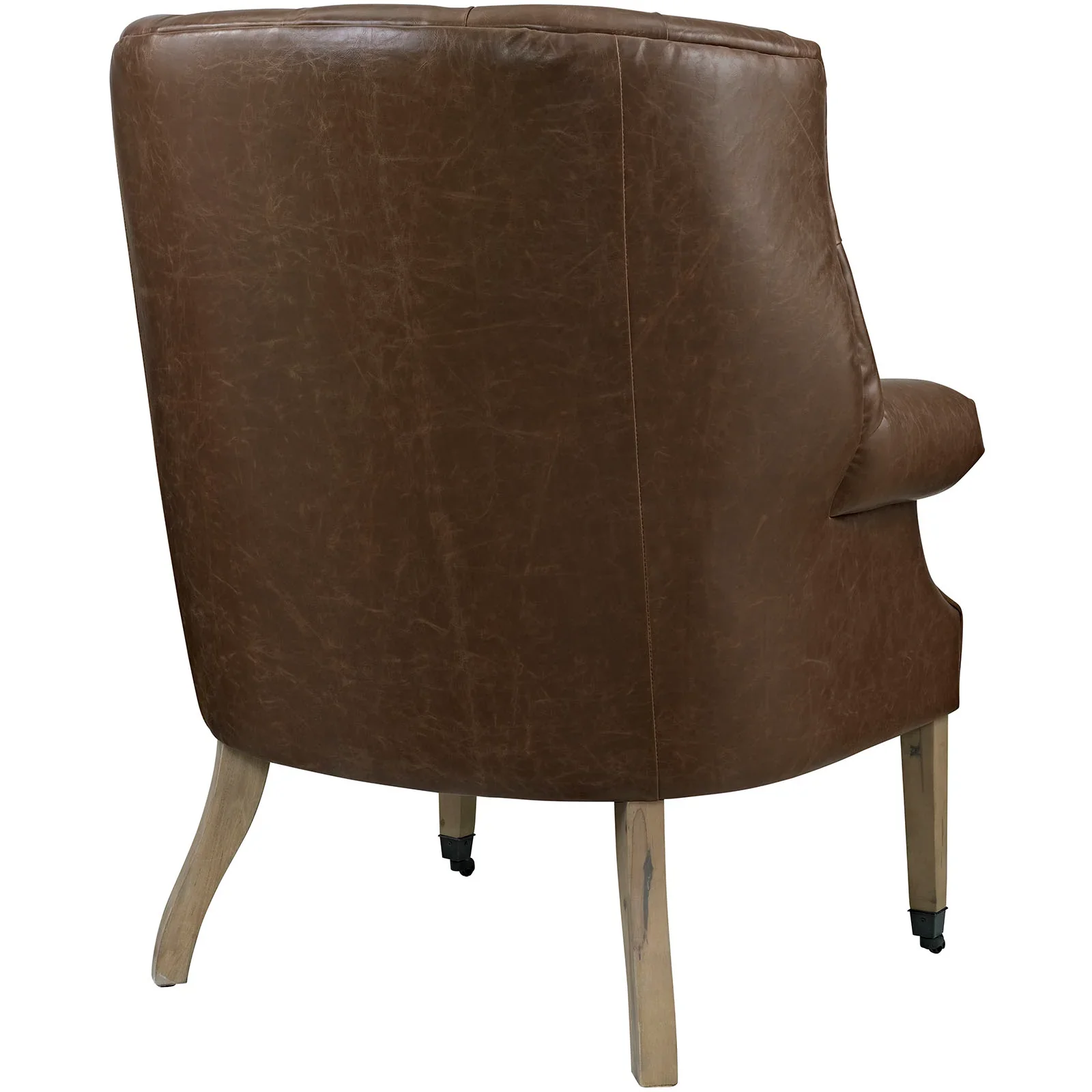 Chart Upholstered Vinyl Lounge Chair - Image 3