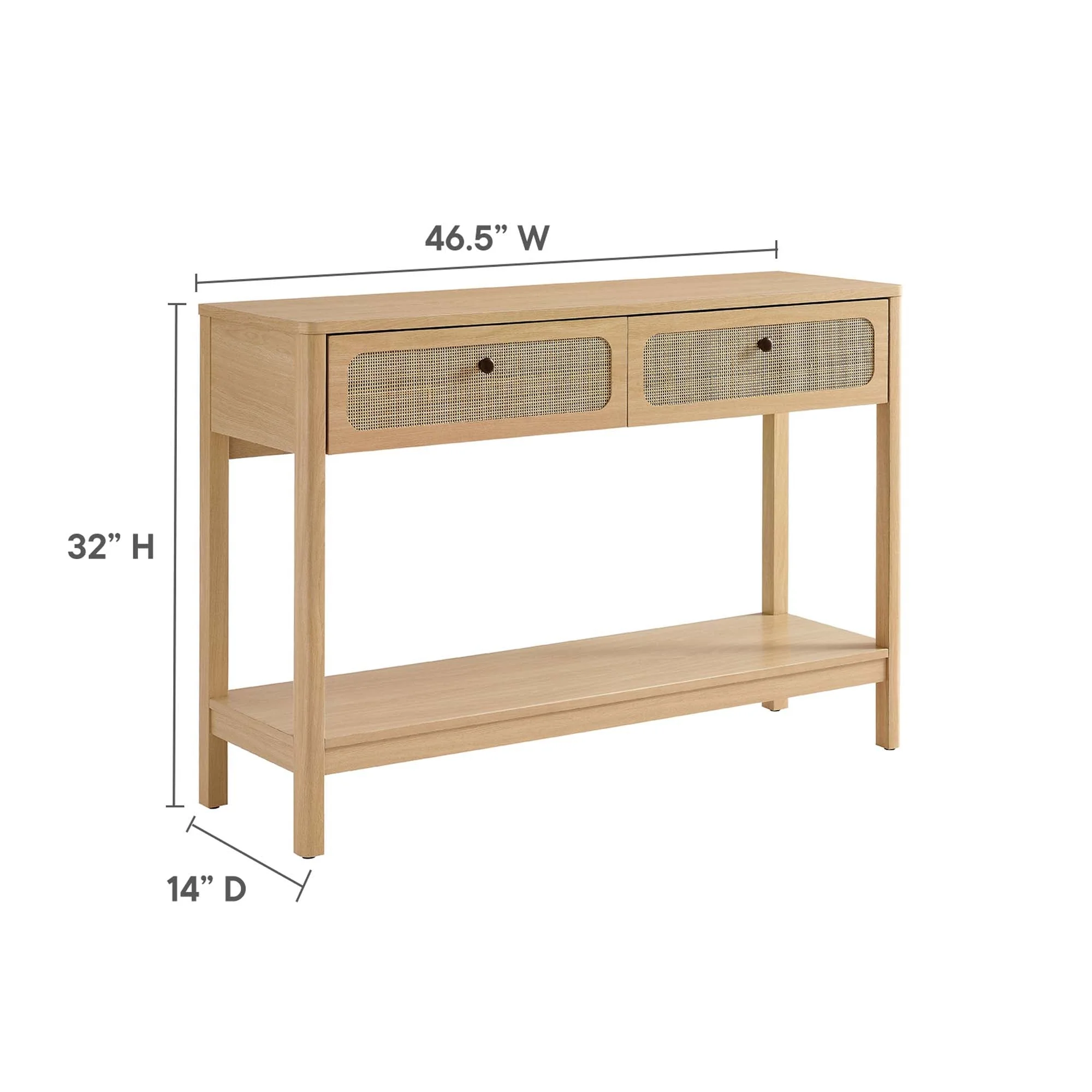 Chaucer Wood Entryway Console Table - Image 20