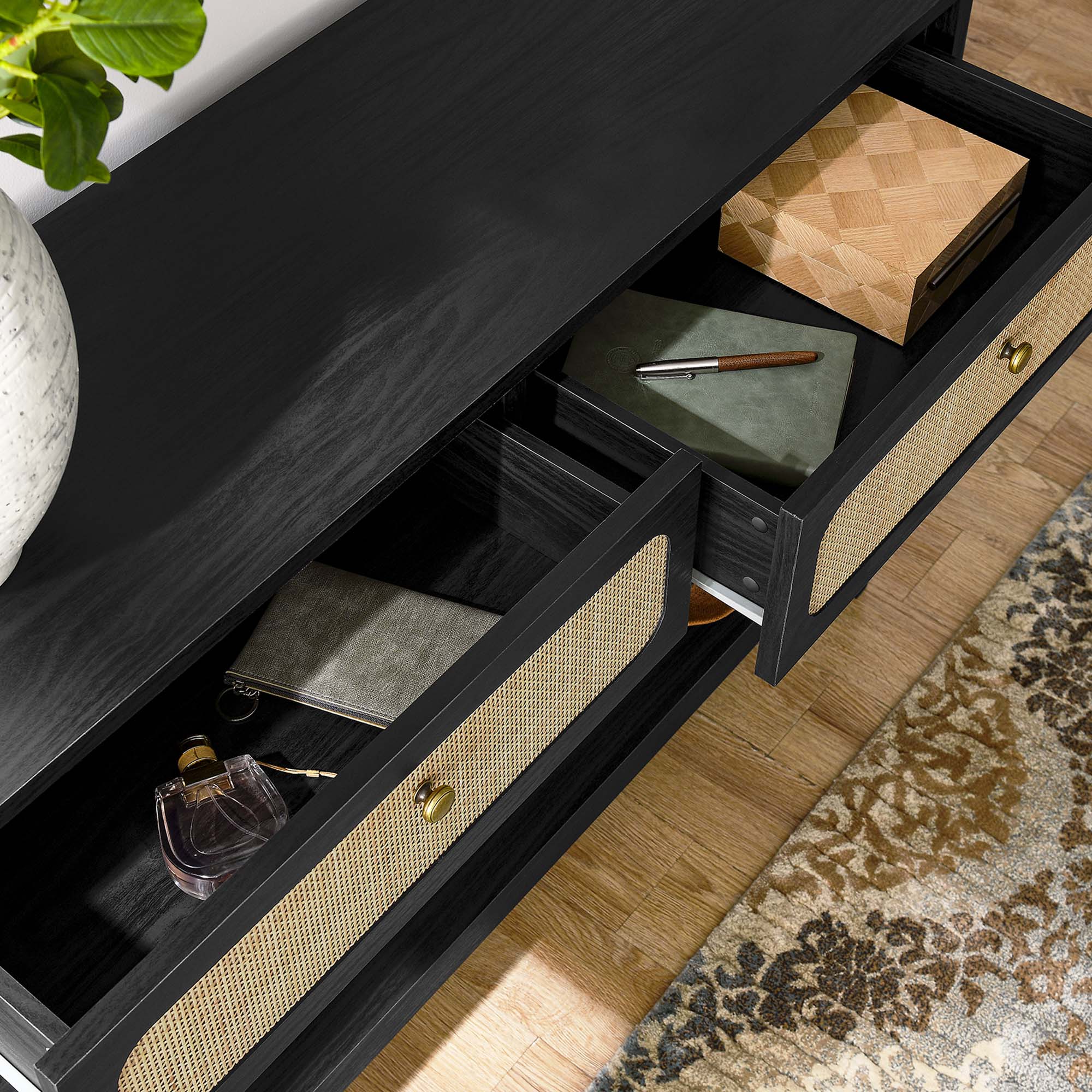 Chaucer Wood Entryway Console Table - Image 3