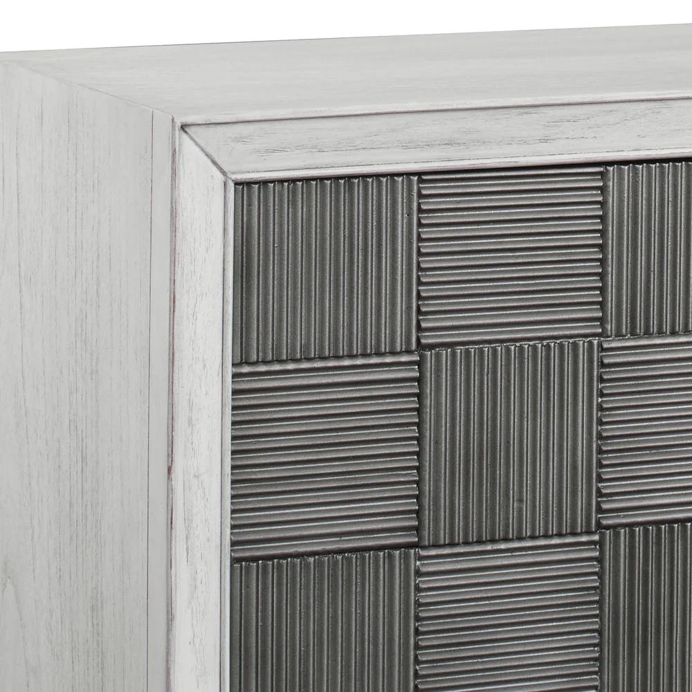 Checkerboard 4 Door Cabinet - Image 6
